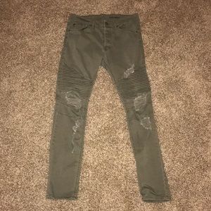 H&M distressed jeans